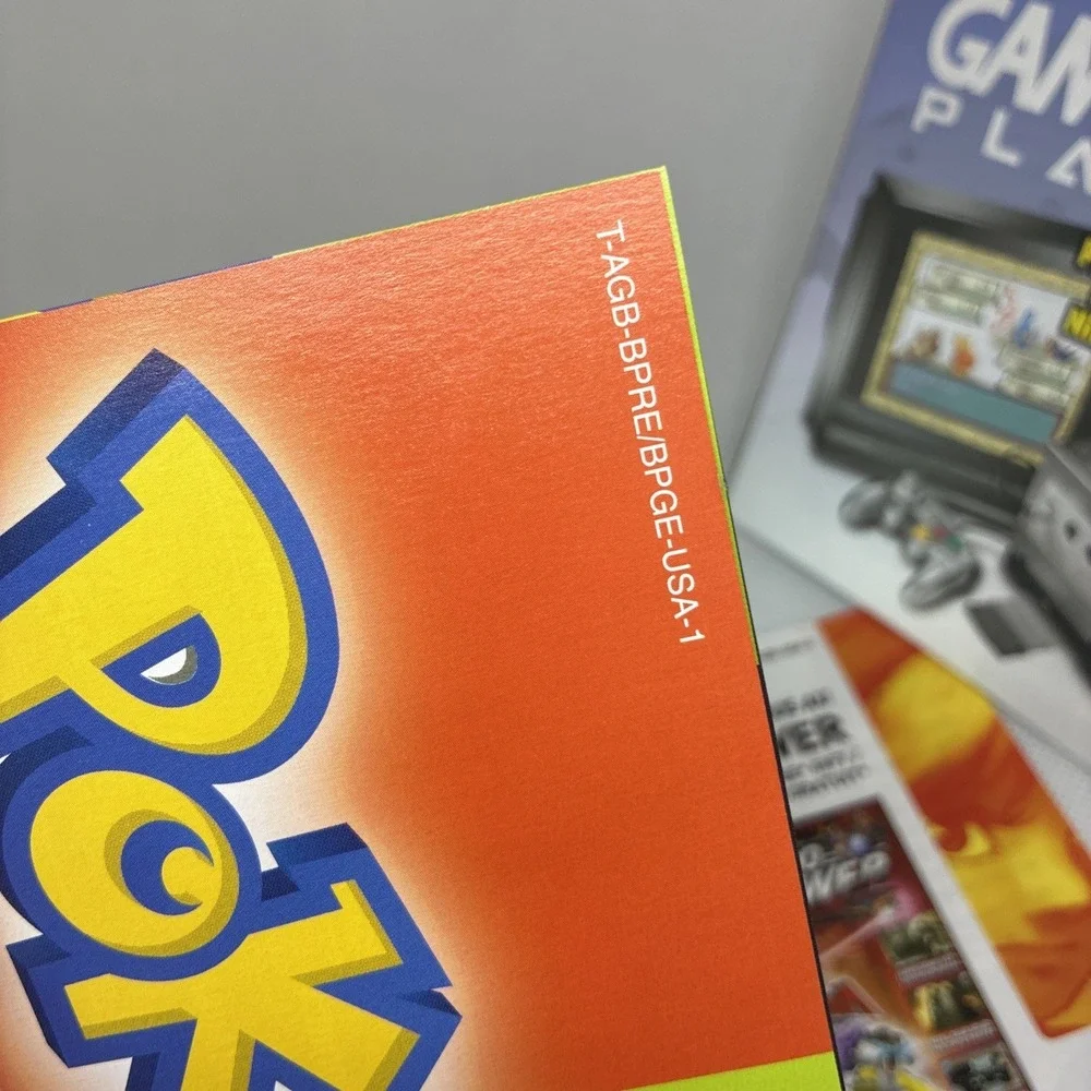Pokemon Fire Red Leaf Green Game Boy Advance Promo Poster + Nintendo Powr Insert